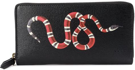 gucci seamless pattern snake|gucci kingsnake wallet.